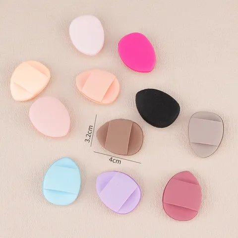 Mini Thumb Makeup Puff Non Latex Marshmallow Air Cushion Sponge Wet Dry Dual Use Concealer Detail Foundation Cosmetic Finger Puff