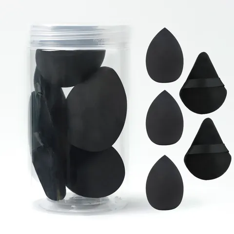 Polyurethane Makeup Sponge Blender Professional Teardrop Triangle Powder Puff Cosmetic Foundation Blending Sponges Set