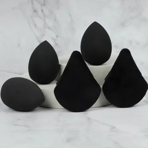 Polyurethane Makeup Sponge Blender Professional Teardrop Triangle Powder Puff Cosmetic Foundation Blending Sponges Set