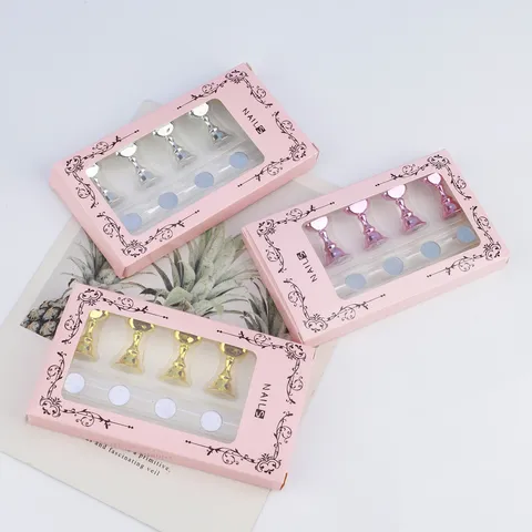 Magnetische Nagelkunst Oefenstandaard Set Acryl Basis Legering Houders Voor Valse Nageltips Manicure Training Tool