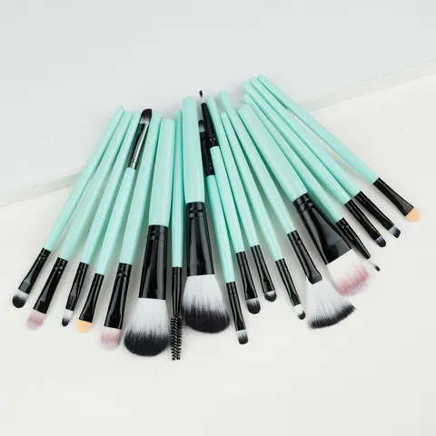 Pinceau de Maquillage Professionnel Complet pour Poudre Contour Ombre à Paupières Fond de Teint Estomper Yeux Visage Pinceau Finition