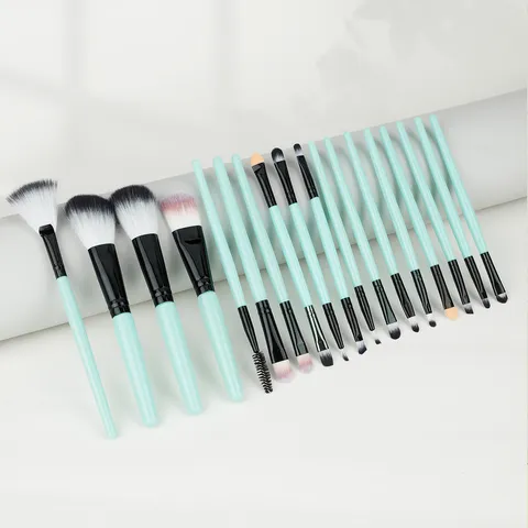 Pinceau de Maquillage Professionnel Complet pour Poudre Contour Ombre à Paupières Fond de Teint Estomper Yeux Visage Pinceau Finition