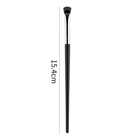 Ultra Dunne Halvemaan Eyeliner Borstel Mes Fijne Oog Make-up Pinsel Precieze Contour Tool Met Plastic Handvat