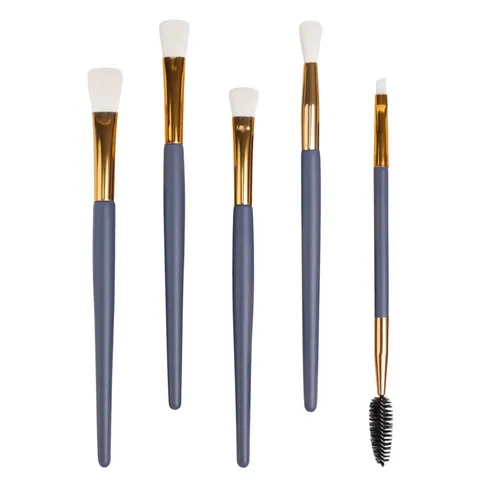 Professional Makeup Brush Set Soft Synthetic Fiber Eye Shadow Blending Brushes With Portable Wooden Handle Beauty Tools
