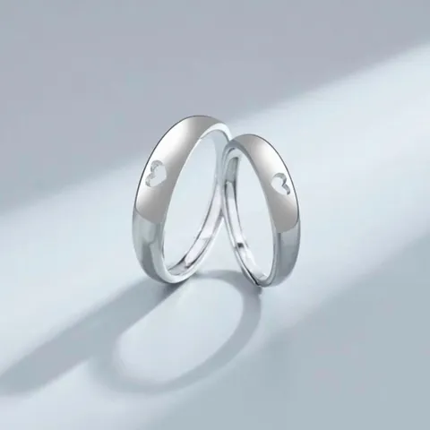 Minimalistischer Kupfer Möbius Offener Ring Für Männer Und Frauen Versilbert Strass Paare Ringe Mode Schmuck Geschenk