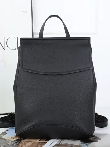 Genuine Leather Backpack For Women Casual Vintage School Bag Large Capacity Soft Cowhide Travel Daypack