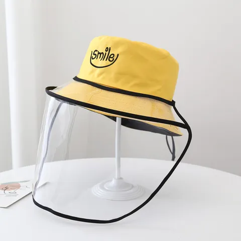 Unisex Bucket Hat with Removable Protective Face Shield Windproof Anti-Oil Splash Breathable Sun Fisherman Cap