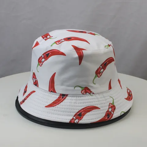 Unisex Nylon Bucket Hat Sun Protection Casual Outdoor Beach Fisherman Hat Floral Print Fashion Summer Cap For Men Women