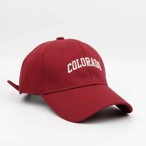 Gorra de Béisbol de Algodón Unisex Letra Retro Bordada Exterior Protección Solar Ajustable Sombrero Casual Deportivo