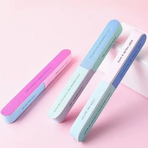 Professionelle Mehrseitige Schwamm Nagelfeile Pufferblock Schmirgelpapier Für Nagelkunst Formgebung Polieren Maniküre Werkzeug