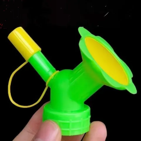 Doppelkopf Plastik Bewässerungssprüher Tragbare Flaschendeckel Pflanzenbewässerer Sonnenblume Garten Bewässerung Werkzeug Für Blumen