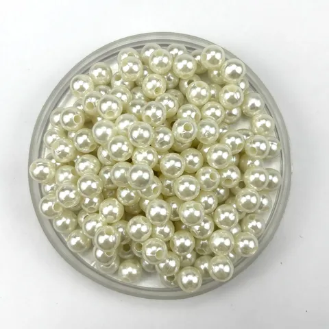 Colorful ABS Plastic Imitation Pearl Beads Round Loose Beads For DIY Craft Jewelry Making And Bag Accessories
