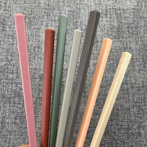 Lusso Leggero Bacchette in PET Antiscivolo Resistente alle Alte Temperature Stoviglie per la Casa per Adulti Tinta Unita Cucina