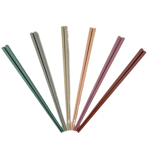 Bacchette in Stile Giapponese Riutilizzabili Antiscivolo Resistenti alle Alte Temperature in PET per Casa Cucina