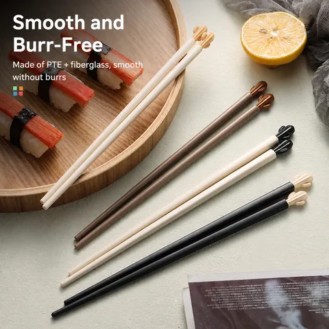 Cactus Household Alloy Chopsticks Antibacterial Mildew Proof High Temperature Resistant Non Slip Colored Chopsticks