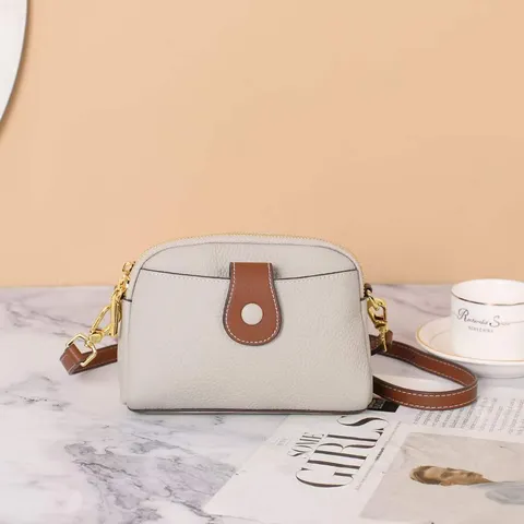 Damen Echtleder Rindsleder Umhängetasche Retro Casual Einfarbig Schultertasche Tägliche Mode Handtasche