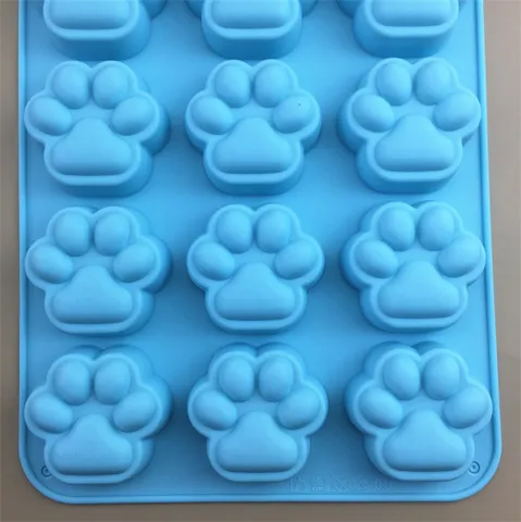 Katzenpfote Silikonform Zum Backen Kuchen Schokolade Eis Seifenherstellung Epoxidharz Gips Aroma Kerzenform Küche DIY Werkzeug