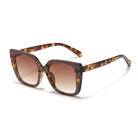 Oversized Butterfly Frame Sunglasses Anti Blue Light Glasses Fashion Contrast Color Hawksbill Resin Frame Eyewear For Men Women