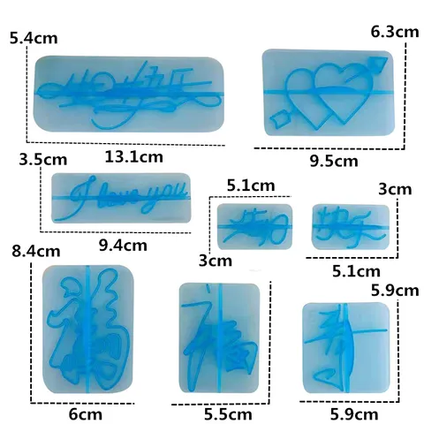 Happy Birthday Script Alphabet Fondant Stamp Mold Plastic Cake Decorating Embosser Baking DIY Tool For Party