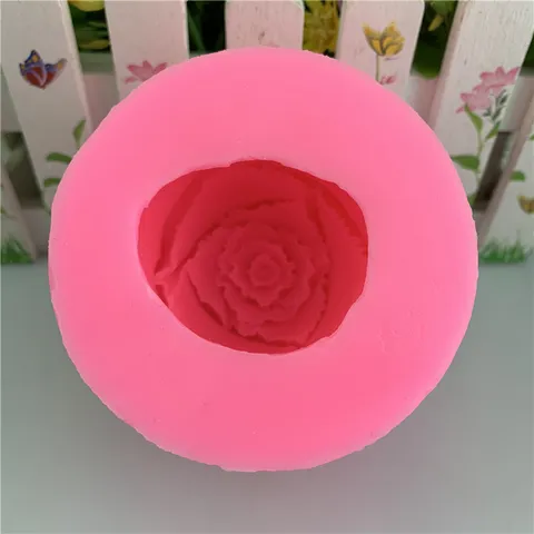 Große Rosenblüte Silikonform 3D Blumenform Kuchen Backwerkzeug Für Mousse Schokolade Handgemachte Seife Kerze Handwerksform