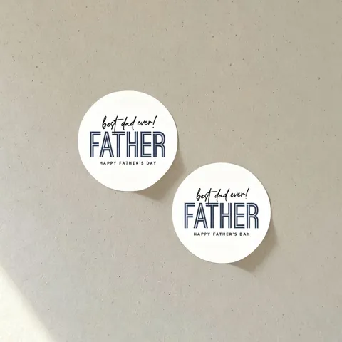 Adesivi Sigillatura Autoadesivi Rotondi Minimalisti Etichette Confezione Regalo Festa Del Papà Adesivi Decorativi Fai Da Te Scatola Torta Per Confezioni Regalo Festa