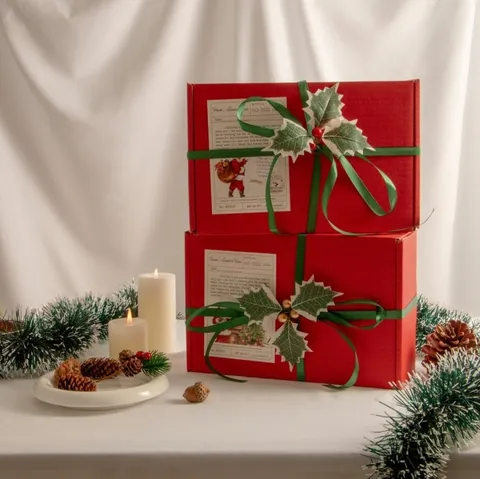 Foglie di Agrifoglio Natalizie Artificiali Rami di Bacche Simulate per Decorazione Fai-da-te Scatola Regalo Raccoglitori Floreali di Bacche di Agrifoglio Invernale