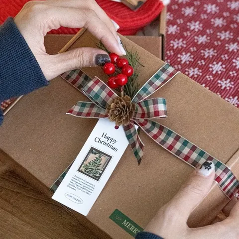 Natale Tartan Scozzese Nastro Regalo Classico Quadri Scozzesi Nastri di Stoffa Decorativi Per Feste Natalizie Artigianato Fai da Te