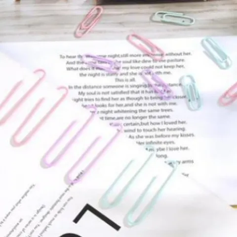 Graffette in Metallo Colori Morandi Per Organizzazione Documenti Cancelleria Ufficio Scuola Confezioni Regalo DIY Scrapbooking Clip Decorative