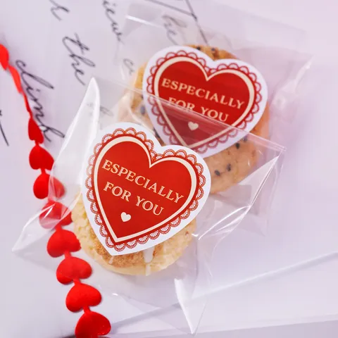 A Forma di Cuore Especially For You Confezione Regalo Carta Adesiva Adesivi Bordo in Pizzo Dolce Cuore Etichette Sigillanti Decorative Per Scatola Imballaggio Regalo San Valentino Matrimonio