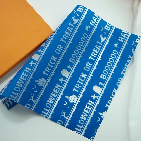 Halloween Wachspapier Lebensmittel Einschlagpapier Bedruckt Öldicht Einwickelpapier Für Nougat Süßigkeiten Bäckerei Party Tischdeko
