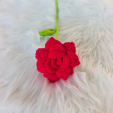 Handgemaakte Gebreide Wollen Rozenboeket Gehaakt Kunstbloem Afgewerkte Levensechte Bloemschikking Voor Huis Bruiloft Decoratie Cadeau