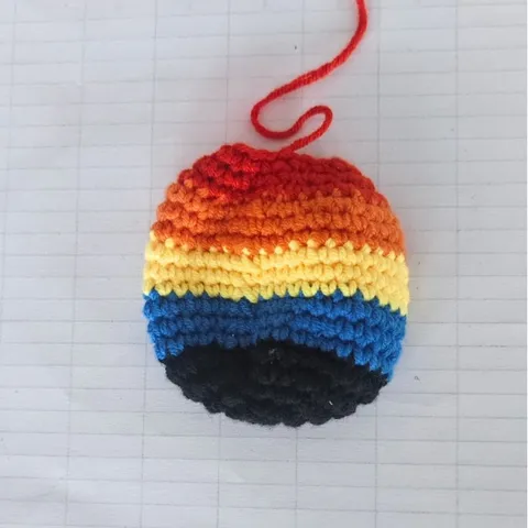 Handgemachte Gehäkelte Wolle Garn Sandsack Ball Kindergarten Kinder Lernspielzeug Weiche Mehrfarbige Gewebte Spielball
