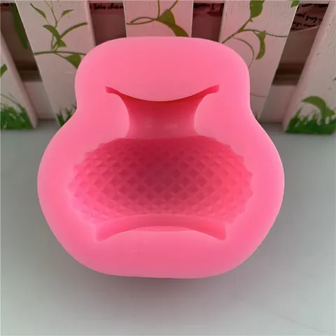 European Vintage Vase Silicone Mold For Chocolate Fondant Cake Decor Resin Plaster Craft Semi 3D Flower Pot Geometric Mold