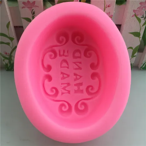 Molde de Silicona para Jabón Marco Barroco Hecho a Mano Relieve Molde para Pasteles para Bricolaje Chocolate Dulces Resina Yeso