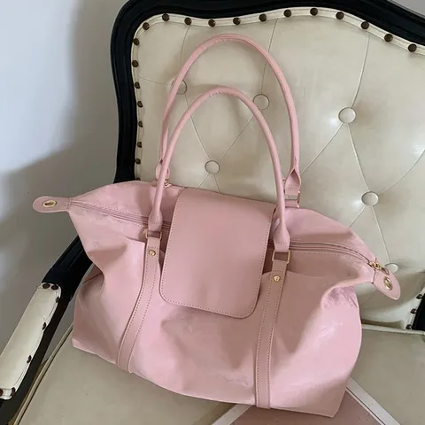Große Kapazität Reisetasche PU Leder Damen Handtasche Casual Tote Bag Business Aufbewahrung Fitness Reisegepäck Tasche