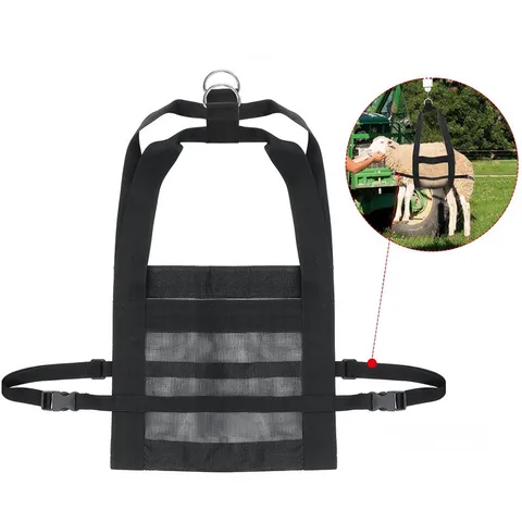 Pet Weighing Sling Adjustable Mesh Animal Hanging Weighing Bag For Calves Lambs Goats Livestock Pet Care Nursing Tool