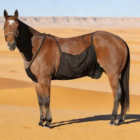 Breathable Mesh Horse Belly Protection Cover Anti Fly Mosquito Scratch Horse Rug Equestrian Equipment