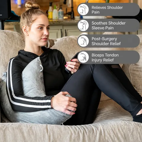 Ergonomic Memory Foam Shoulder Support Pillow Postoperative Recovery Sleeping Pillow Pain Relief Pillow Home Bedding