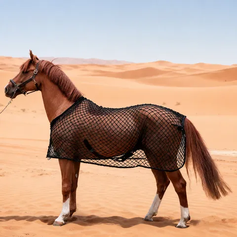 Equestrian Horse Fly Sheet Mesh Anti Mosquito Breathable Adjustable Turnout Rug Horse Riding Protection Equipment