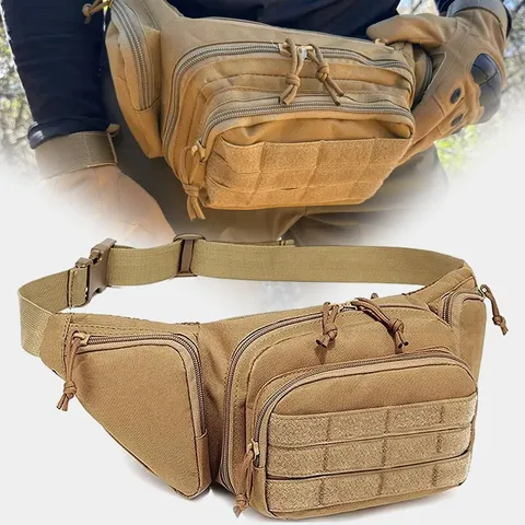 Taktische Gürteltasche Outdoor Wasserdicht Oxford Gewebe Bauchtasche Multifunktional Umhängetasche Brusttasche Für Sport