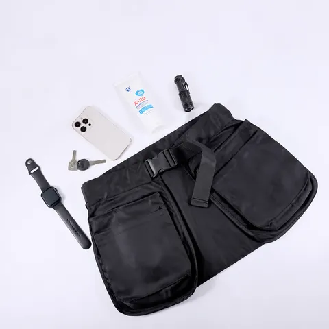 Sac Banane de Sport de Course en Polyester Imperméable Multifonctionnel Sac de Transport d'Outils de Fitness en Plein Air