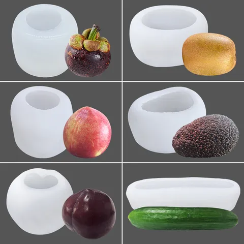 Silikon Fruchtform Backformen Avocado Gurke Form Muffin Schokolade Backform DIY Fondant Kuchen Dekorationswerkzeug Küchenzubehör