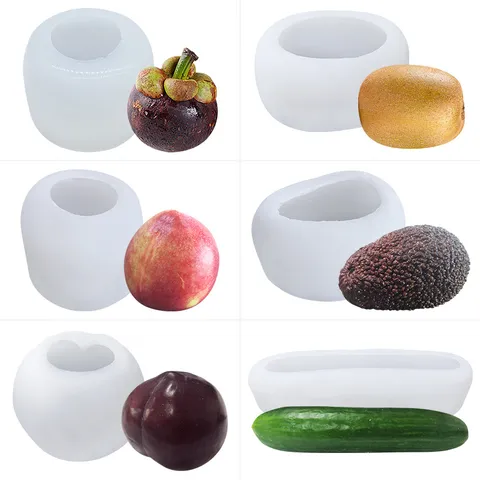 Silikon Fruchtform Backformen Avocado Gurke Form Muffin Schokolade Backform DIY Fondant Kuchen Dekorationswerkzeug Küchenzubehör