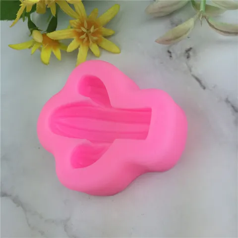 Silicone Cactus Cake Mold Mini Succulent Fondant Baking Tool Chocolate Resin Craft Mold For Pastry Decorating Home Kitchen DIY