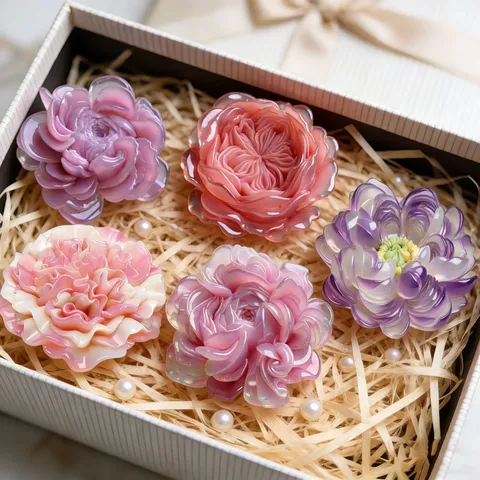 3D Καλούπι Λουλουδιών Σιλικόνης Για DIY Mousse Cake Fondant Baking Aromatherapy Candle Epoxy Resin Craft Mold