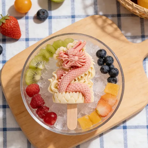Traditioneller Chinesischer Drache Eiscreme Form Silikon DIY Stieleis Bereiter Küche Eis am Stiel Form Retro Dessert Backwerkzeug