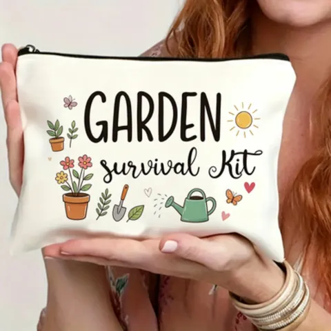 Urban Minimalistisch Polyester Reißverschluss Aufbewahrungstasche Bedruckt Cartoon Kosmetiktasche Student Schreibwaren Federmäppchen Für Täglich Schule Reisen Unisex