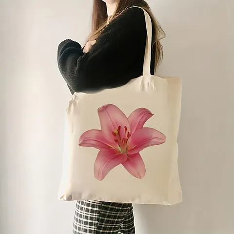 Mode Bedruckt Segeltuch Tragetasche Große Kapazität Offen Schultertasche Westlicher Retro Unisex Handtasche Für Reisen Strand Alltag Geschenk