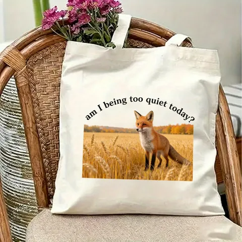 Borsa Tote in Tela Stampata di Moda per Unisex Casual Quotidiano Borsa a Spalla Grande Capacità Viaggio Spiaggia Shopper Regalo