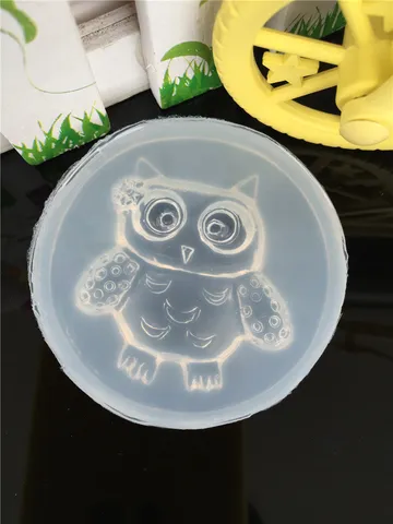 Owl Flower Pattern Silicone Resin Mold For DIY Jewelry Making Phone Case Accessories Mirror Surface Epoxy Resin Mold